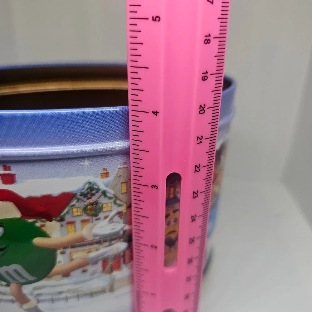 M&Ms Christmas Skating Rink 1999 Limited Edition Tin Canister 